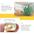 thumbnail image 2 of Shisuyan 4 Pcs Petits Jouets Bols à Poissons Bol à Poissons en Verre Bol à Poissons Rouges pour 1:12 Micro Paysage Déco de Micro Maison, 2 of 9