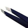 thumbnail image 2 of Tweezerman Evening Blue Full Slant Stainless Steel Slant Tweezer Free Ship, 2 of 3