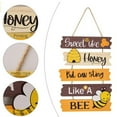 thumbnail image 4 of Decoración Del Día de Las Abejas Xihbxyly Colgadores de Puerta de Madera con Forma de Abeja, 4 of 7