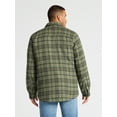 thumbnail image 4 of George Men's Shirt Jacket with Long Sleeves, High Pile Fleece Lining, Sizes S-3XL, 4 of 6