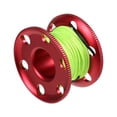 thumbnail image 2 of Reel High Density 30m Rope Lightweight Aluminum Safety High Density Cave Scuba Diving Tech Spool with Snap Hook Accessories Equipment Red, 2 of 9