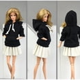 thumbnail image 5 of Ropa de muñecas BJD Hugo 2 3 Pack con Capucha Y Plisada para 1/6 Blythe Doll Dress Up Outfits 2 piezas, 5 of 5