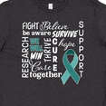 thumbnail image 4 of Inktastic Ovarian Cancer- Together We Will Win Youth T-Shirt, 4 of 5