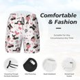 thumbnail image 5 of Lsque Mens Swim Trunks Dachshund Dog Puppy Pattern - Bathing Suit Compression Liner - Beach Swim Shorts Swimwear - (S-3XL) - Stretch Quick Dry -3X-Large, 5 of 9