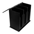 thumbnail image 4 of Dispensador de utensilios de acrílico Organizador de cubiertos Dispensador de cucharas de 3 compartimentos, 4 of 7