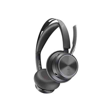 UPC: 0017229171879 | Poly Voyager Focus 2 USB-A Headset With Charging Stand – Stereo – USB Type A – Wired/Wireless – Bluetooth – 298.6 ft – 20 Hz – 20 kHz – Over-the-head On-ear – Binaural – 4.92 ft Cable – MEMS Techn…