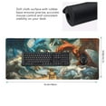 thumbnail image 2 of Hirioo Red Blue Dragon Battle Epic for Mouse Pad ,Anti-Slip Base, Durable Stitched Edges, Perfect for Gaming, Office, and Home Use,16x35.5in, 2 of 9
