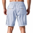 thumbnail image 2 of Pantalones cargo Medapo 2025, casual, con cordón, para hombre, color azul L, 2 of 4