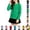 Green, variant on YOUYEDIAN Girls Oversized Sweatshirts Boys Casual Long Sleeve Crewneck Fleece Pullover Tops