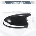 thumbnail image 3 of Cubierta de espejo retrovisor izquierdo y derecho de Unique Bargains para reemplazo de Mercedes-Benz Clase C W213 Par de fibra de carbono negra, 3 of 6