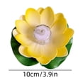 thumbnail image 3 of Floating Pool Light,Water Surface Floral Lantern Replaceable Battery Waterproof Decor Lamp,Reusable Soft LED Glow For Pond Fountain Wedding Campus Event(Yellow), 3 of 7