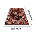thumbnail image 3 of KKOUHVY 3D Christmas Area Rug, Quilted Non-Slip Print Area Rug with Candy Swirl & Santa, Indoor Winter Xmas Holiday Decorations for Living Room Bedroom, 3 of 7