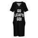 thumbnail image 4 of ¡Vaya las hojas van! Go Leafs Go vestido suelto con bolsillos ropa de mujer falda elegante de Corea para mujer vestido de noche de lujo para mujer vestido para mujer, 4 of 7