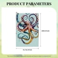 thumbnail image 6 of ONETECH Octopus Heart-shaped Tail Golf Towel Christmas 24x16in 1PC, 6 of 7