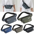 thumbnail image 4 of Fashion Design Nylon Casual Waterproof Storage Belt Bag Waist Packs Chest Pack Men Waist Bag BLUE, 4 of 8