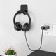 thumbnail image 5 of Soporte para Auriculares Montado en la Pared Punch-Free Soporte para Auriculares Gancho de Almacenamiento Debajo del Escritorio Soporte para Auriculares Montado en la Pared, 5 of 5