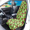 thumbnail image 3 of XYZCANDO Ladybug Daisy Pattern Terry Cloth Car Seat Covers Machine Washable, Suitable for Van Truck Seat Bucket Seat, Car Seat Towel Cover, for Trucks Vans, 3 of 7