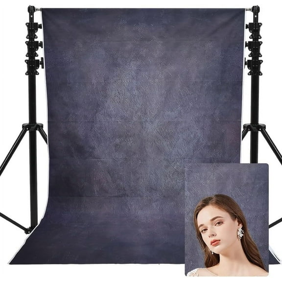 4.6x7.2FT Old Rose Soft Fabric Portrait Backdrop Professional Photography Vintage Abstract Photo Background ID Graduation Prop Wall Adult Portrait Texture Photo Studio Shoot Prop