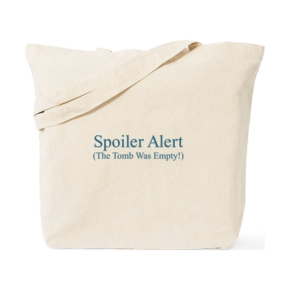 CafePress - Spoiler Alert Tomb Empty Tote Bag - Unisex Canvas Tote Bag, Beige, 1-Piece