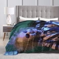 thumbnail image 4 of Beetlejuice Blanket, Anime Throw Blanket For Bed Sofa Couch, Super Soft Flannel Blanket For Bedroom Livingroom, 60"X50", 4 of 9