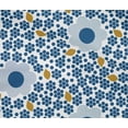 thumbnail image 4 of oneOone Cotton Flex Blue Fabric Floral & Geometric Sewing Craft Projects Fabric Prints By Yard 40 Inch Wide, 4 of 4
