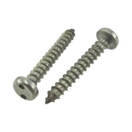 

# 10 X 1-1/4 Stainless Steel Pan Head Spanner Sheet Metal Screws (Pack of 12)