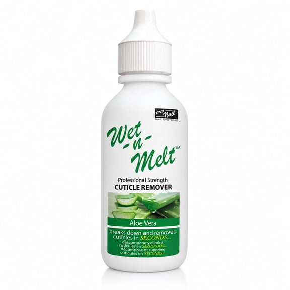 Cuticle Remover Gel, Softener for Nails, Aloe Vera, 4 Oz - Professional Strength, Pedicure and Manicure, Quickly Soften and Moisturize, Removes Cuticle in Seconds