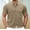 Khaki, variant on CaiJunJia George Polo Shirt,Men's Knit Shirts Short Sleeve Button Down Polo Shirt Fashion Casual Summer Beach Shirts