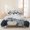 Alabaster White, variant on 3 Pieces Queen Quilt Set,Thanksgiving Pumpkin Fallen Leaves Soft Bedding Sets with 1 Quilt & 2 Pillow Shams,Farm Wood Board Summer Bedspread Lightweight Coverlet Comforter for All Season