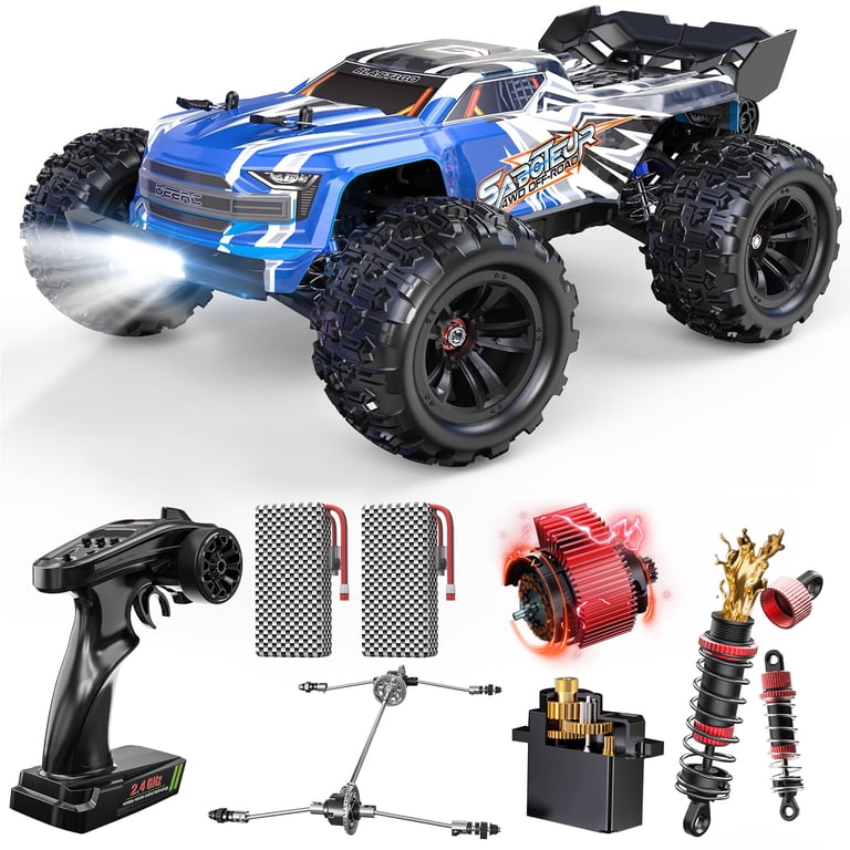 Deerc H16E Brushless RC Monster Truck, 70kph 4x4 photo 1