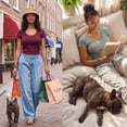 thumbnail image 4 of Essential Basic Scoop Neck Short Sleeve Tee for Women Tshirt -Plus, Mustard, 2XL, 4 of 6