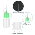 thumbnail image 5 of Uxcell Needle Tip Bottle Precision Plastic Applicator 5ml with Green Cap, 10 Count, 5 of 6