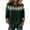 001_Green, variant on St. Patrick's Day Women's Hoodie, Waffle Knit Long Sleeve Shamrock Print Pullover, Green Clover Sweatshirt with Front Pocket, Sizes S-XXL