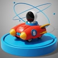 thumbnail image 1 of DEBGFS Jouets de Voiture Spatiale à Presser et à Emporter pour Tout-Petits, Ensemble de Jouets de Voiture à Friction et Inertie, Voitures à Rétrofriction, Ensemble de Jeu de Voiture à Thème Spatial, Voitures à Pousser pour Tout-Petits, Fusée Spatiale, Jouet de Navire avec Astronautes, Rouge, freesize, 1 of 8