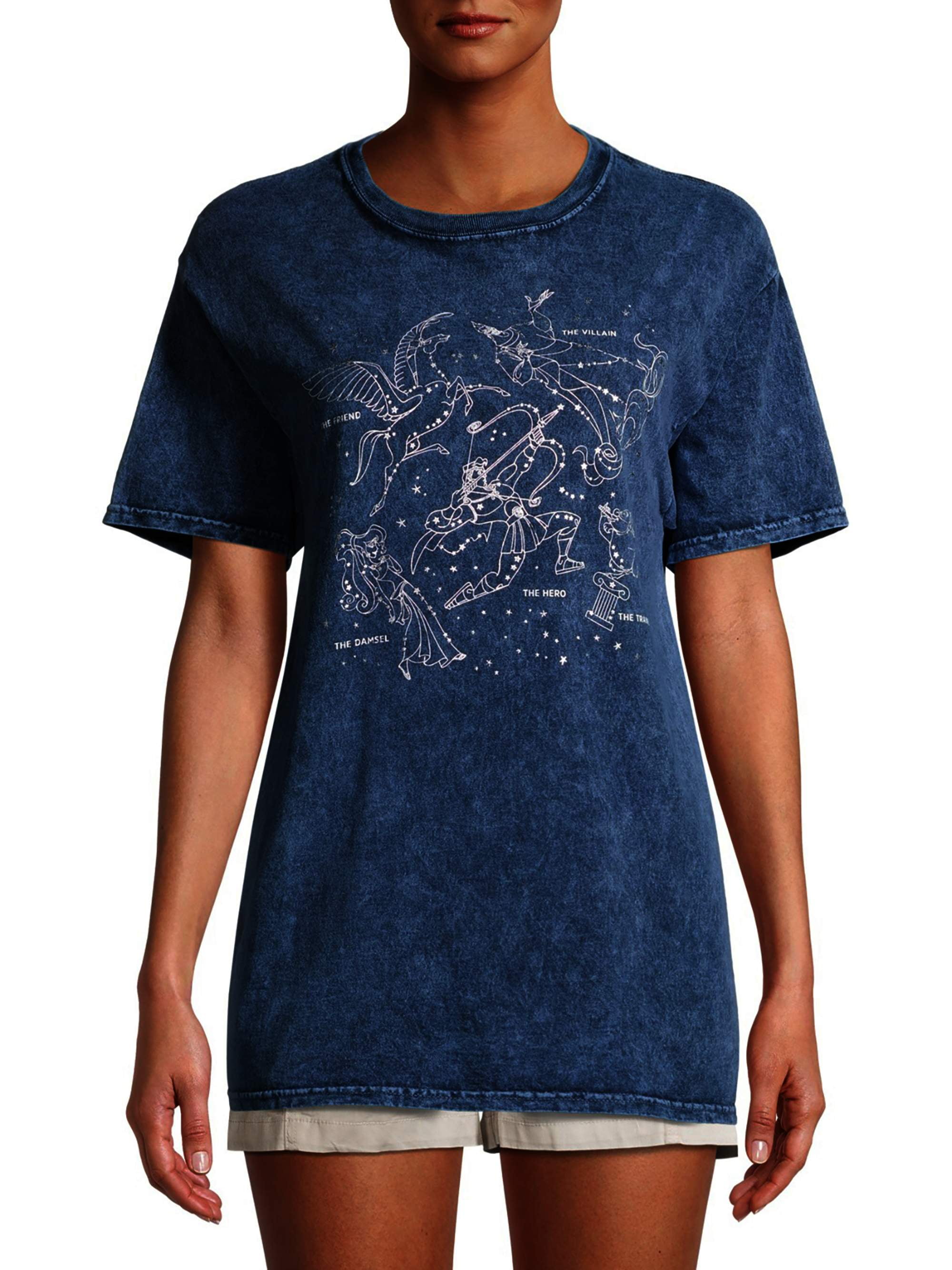 Constellation Crew Neck for Ultimate Comfort T-Shirt,Deep Down in O