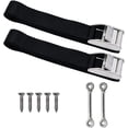 thumbnail image 2 of Cooler Tie Down Strap Kit with Stainless Footman/Deck Loops COLOR OPTIONS | CSSS Length: 54 Inches, Color: Olive Drab, 2 of 11