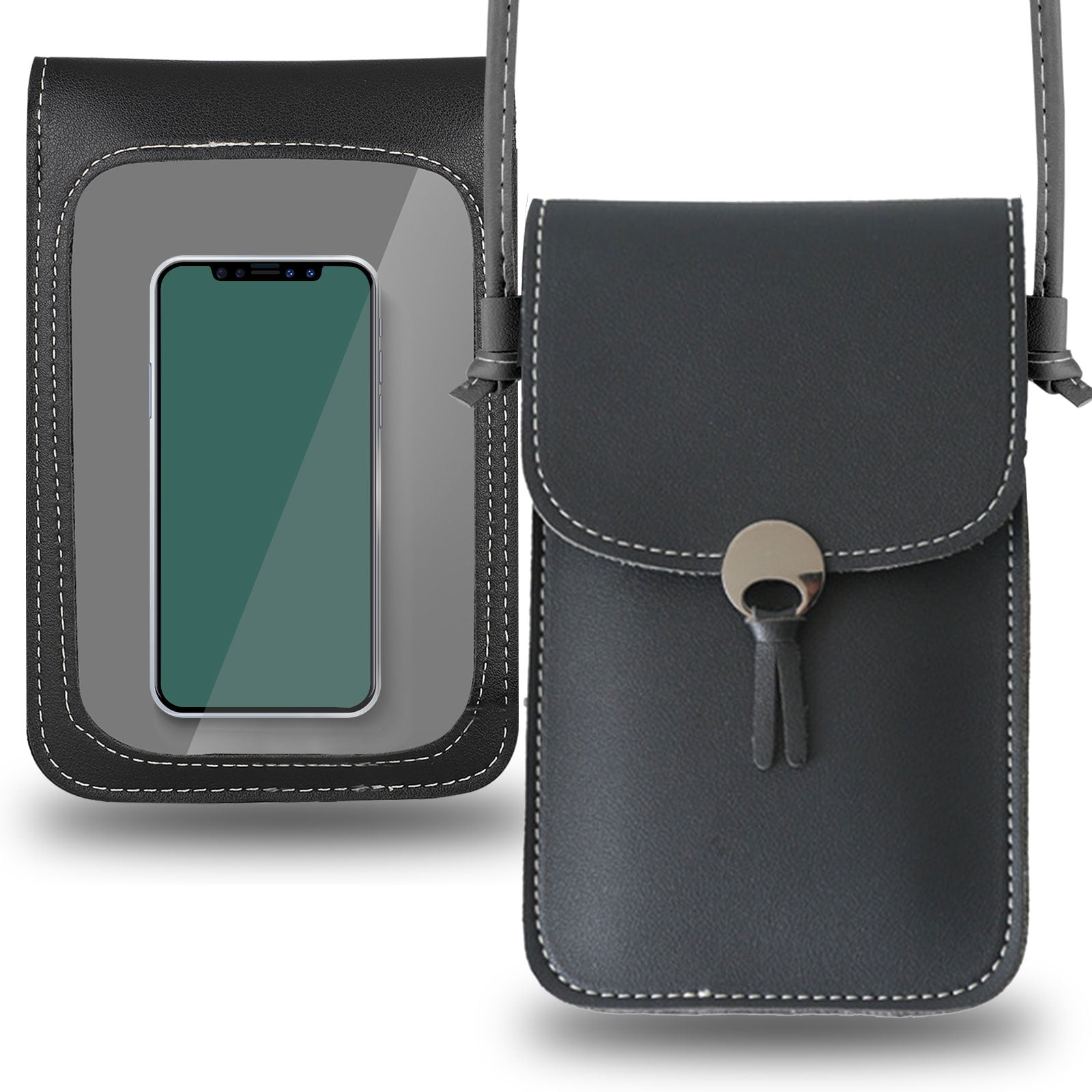 Mini Phone Crossbody Bags Phone Handbags Leather Purses Card Holder Wallet shan 