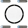 thumbnail image 5 of COVERS&ALL Bâche Ronde Transparente, Imperméable Robuste 18 Oz PVC 560 GSM 20 Mil UV & Résistante aux Intempéries, Couverture en Vinyle Plastique pour Trampoline Piscine Grange Serre avec Œillets (Diamètre 10 Pieds), 5 of 5