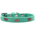 thumbnail image 5 of Dog, Puppy  Pet Widget Fashion Collar, "Peppermint", 5 of 8