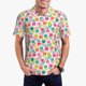 thumbnail image 1 of Balery Tulips Flowers Camisa Polo de Hombre con Estampado, de Manga Corta y Tejido Medio, Camisa Tipo Golf Polo-XX-Large, 1 of 6