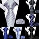 thumbnail image 2 of Corbata para hombre, traje formal, traje profesional a rayas, traje de verano, 2 of 6