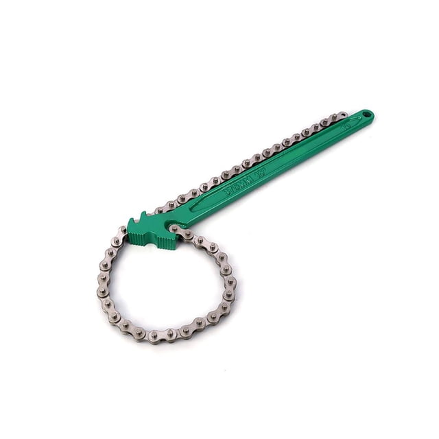 Sidaley Llave de filtro de cadena de 9 pulgadas, 12 pulgadas, 15 pulgadas, herramienta automática, llave de caja de motor, llave de filtro de Accesorios para motos No.2 Sidaley VI009373-02