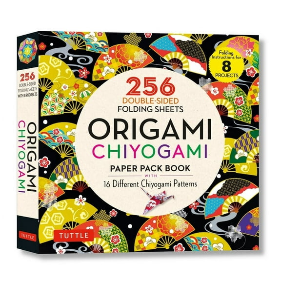 Origami Chiyogami Paper Pack Book: 256 Double-Sided Folding Sheets (Includes Instructions for 8 Models), (Paperback)