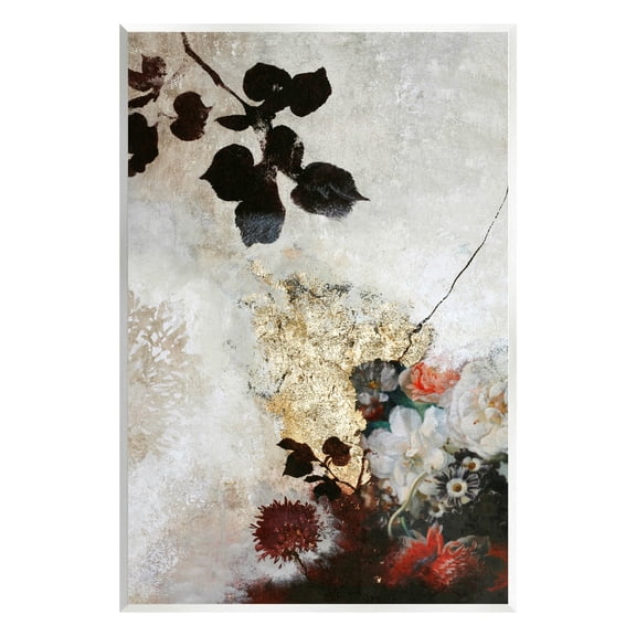 Varied Modern Floral Silhouettes Abstract Graphic Art Unframed Art Print Wall Art