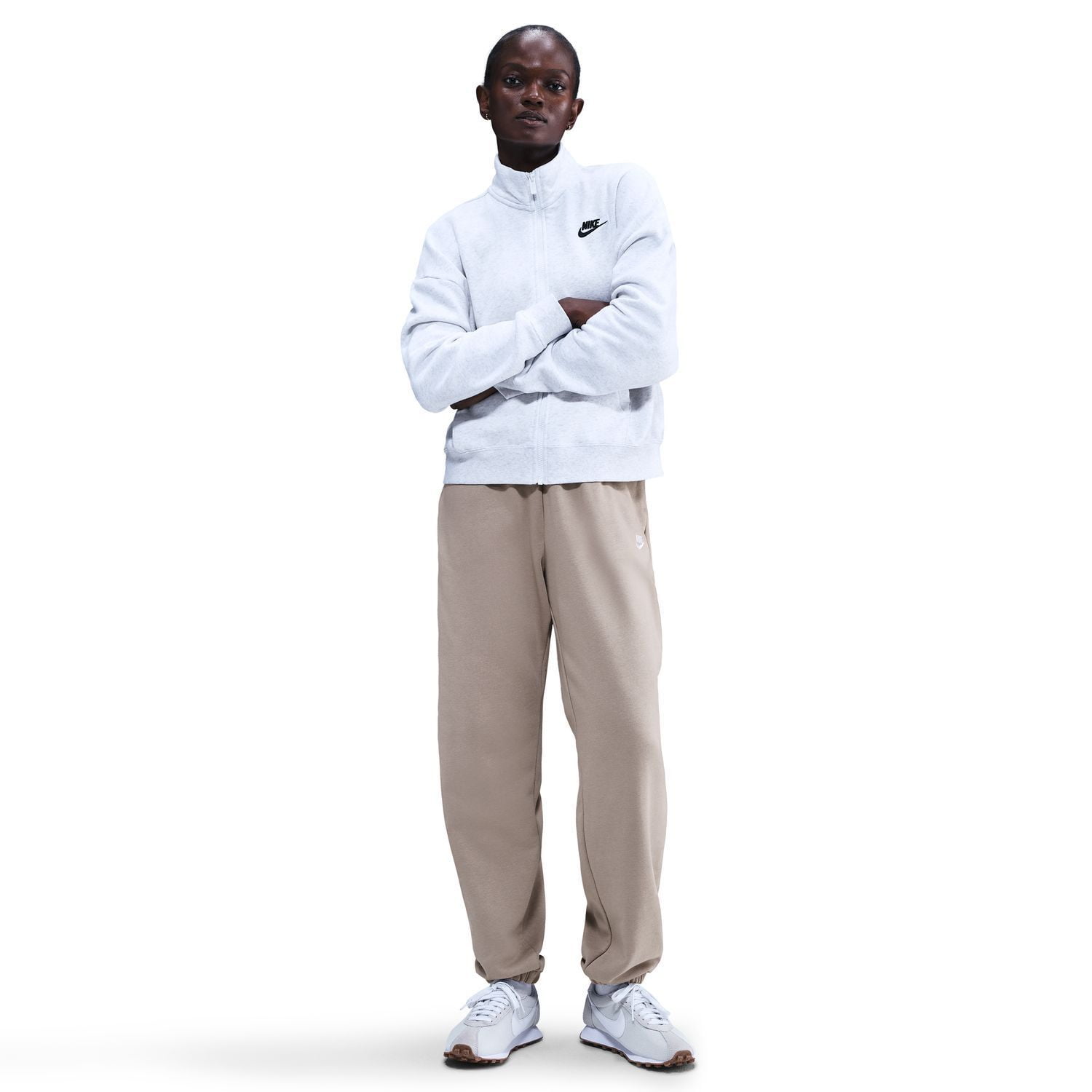 nike grey sweatpants and sweatshirt