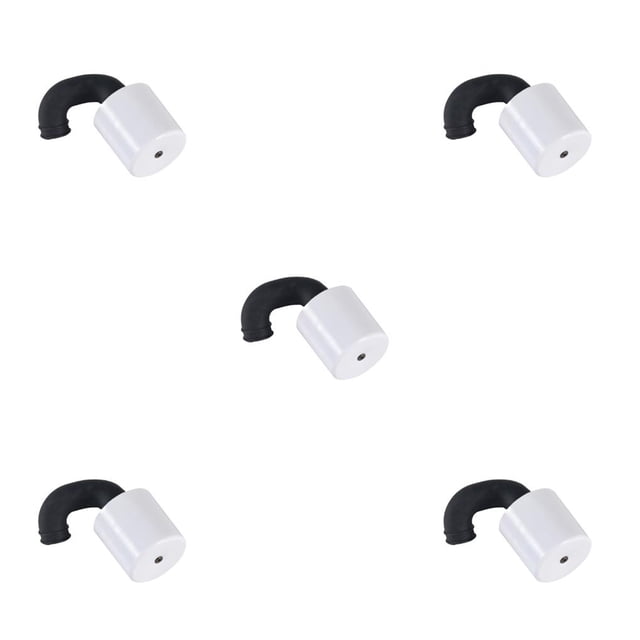 Youkk 1/8 Scale RC Racing Car Small Air Filter Vehicle Accessory Kids Adults Replacing Engine Parts Filtration System Supplies White 5Set