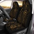 thumbnail image 2 of Juego de 2 fundas para asientos de coche ABPHQTO Paisley Beautiful Golden Elegant Universal, 2 of 4