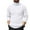 White, variant on Kixjoy Gray Turtleneck Sweater Men Warm Slim Fit Knit Sweaters Big and Tall Long Sleeve Casual Fall UnderShirts Basic Fashion Pullover Sweaters for Men, Gray XL