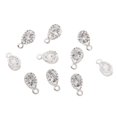 thumbnail image 3 of 10 piezas de soporte de cristal con forma de lágrima y estrella, colgantes para joyería UNA, 3 of 9