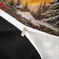 thumbnail image 3 of Castle Fairy Vintage Winter Cabin Bear Twin Duvet Cover,Pine Berry Bow Twin Bedding,Brown Red White,Black Reversible,2pcs,No Comforter,1 Duvet Cover and 1 Pillowcase, 3 of 5